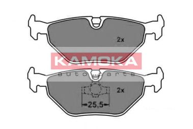 KAMOKA - JQ1011156 - Комплект тормозных колодок, дисковый тормоз (Тормозная система)