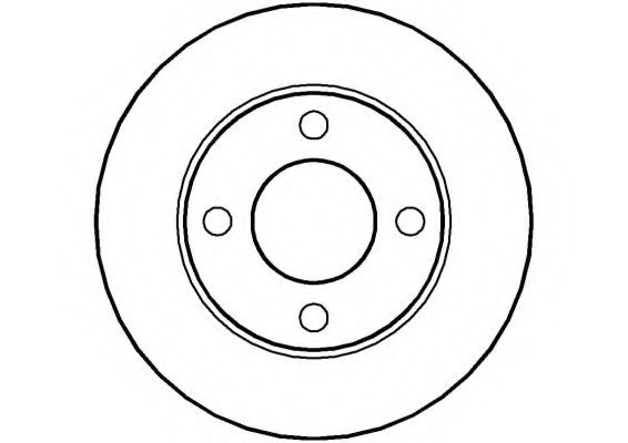 NATIONAL - NBD320 - Тормозной диск (Тормозная система)