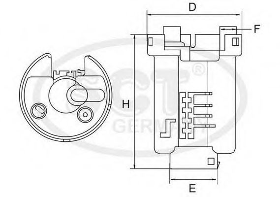 SCT GERMANY - ST 6500 - Топливный фильтр (Система подачи топлива)