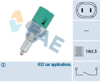 FAE - 40600 - Выключатель, фара заднего хода (Освещение)