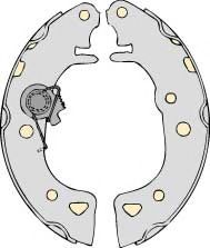 MGA - M640 - Комплект тормозных колодок (Тормозная система)