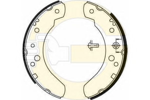 GIRLING - 5162241 - Комплект тормозных колодок (Тормозная система)