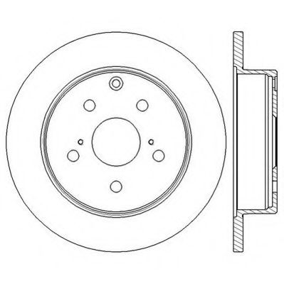 JURID - 562601JC - Тормозной диск (Тормозная система)