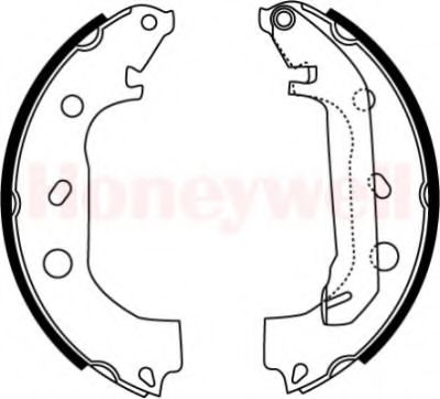 BENDIX - 362416B - Комплект тормозных колодок