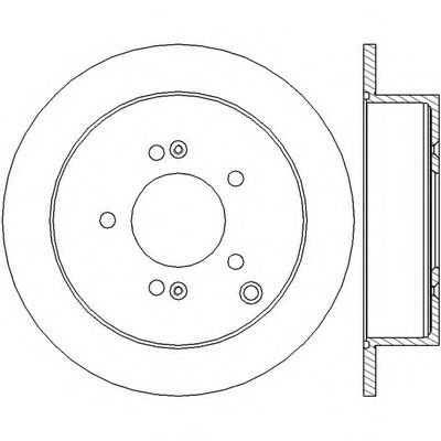 BENDIX - 562454BC - Тормозной диск