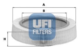 UFI - 30.810.00 - Воздушный фильтр (Система подачи воздуха)