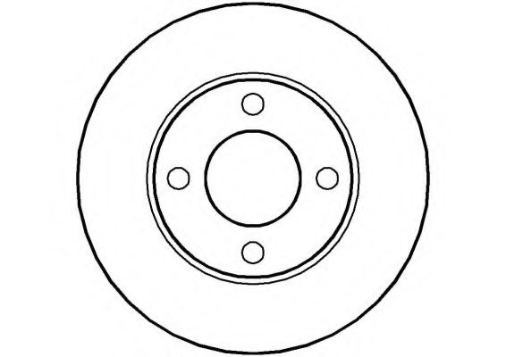 NATIONAL - NBD036 - Тормозной диск (Тормозная система)