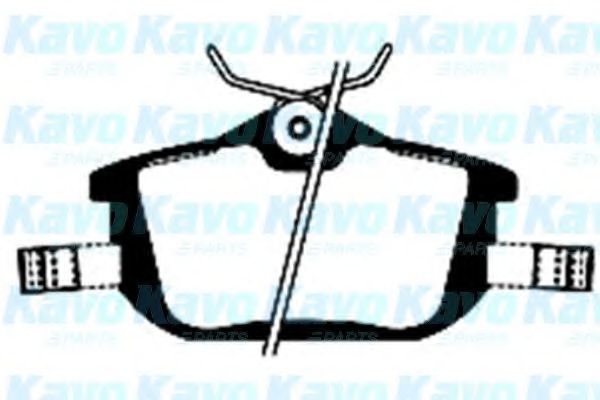 KAVO PARTS - BP-5527 - Комплект тормозных колодок, дисковый тормоз (Тормозная система)