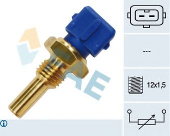 FAE - 33010 - Датчик, температура охлаждающей жидкости (Приготовление смеси)