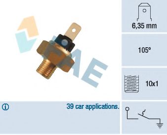 FAE - 35820 - термовыключатель, сигнальная лампа охлаждающей жидкости (Охлаждение)