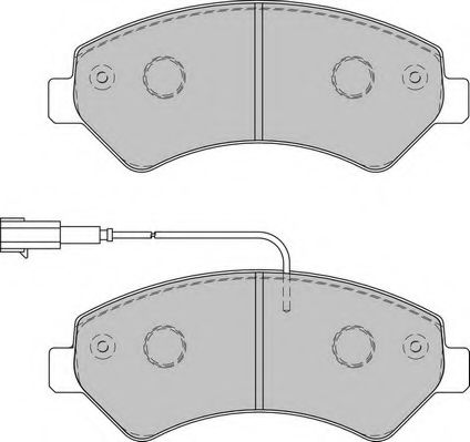 NECTO - FD7269V - Комплект тормозных колодок, дисковый тормоз (Тормозная система)