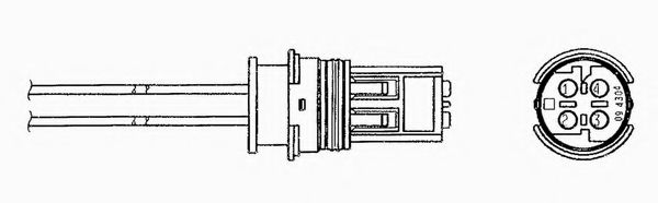 NGK - 5752 - Лямбда-зонд (Приготовление смеси)