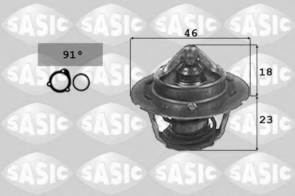 SASIC - 3306007 - Термостат, охлаждающая жидкость (Охлаждение)