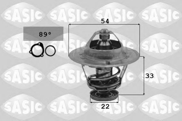 SASIC - 3306078 - Термостат, охлаждающая жидкость (Охлаждение)