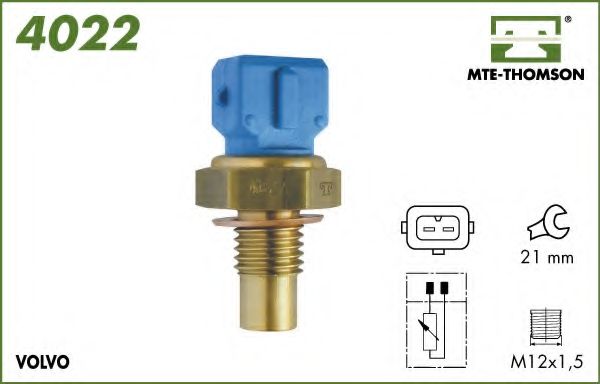 MTE-THOMSON - 4022 - Датчик, температура охлаждающей жидкости (Охлаждение)