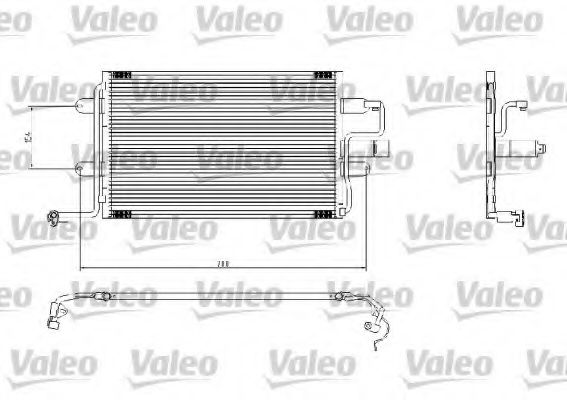 VALEO - 817244 - Конденсатор, кондиционер (Кондиционер)