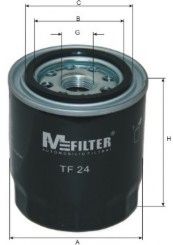 MFILTER - TF 24 - Масляный фильтр (Смазывание)