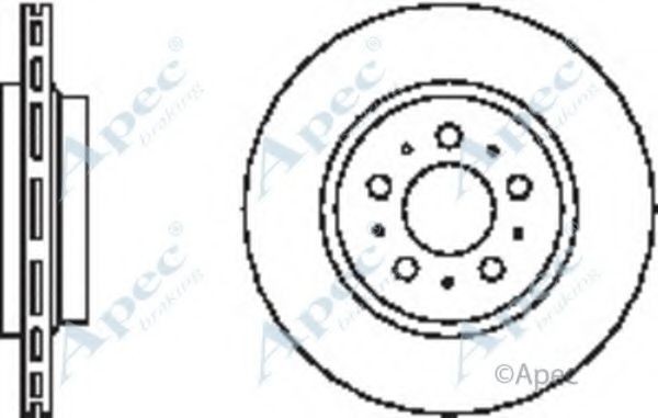 APEC BRAKING - DSK2441 - Тормозной диск (Тормозная система)