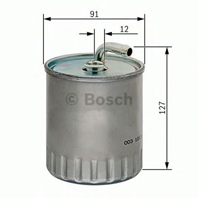 BOSCH - 1 457 434 416 - Топливный фильтр (Система подачи топлива)