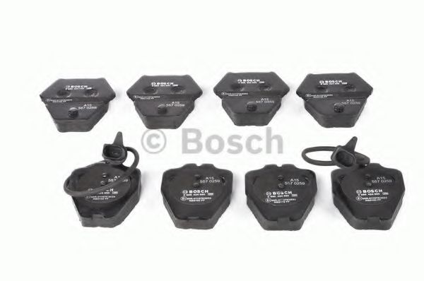 BOSCH - 0 986 424 690 - Комплект тормозных колодок, дисковый тормоз (Тормозная система)