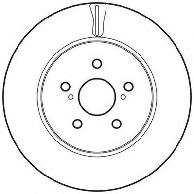 JURID - 562824JC - Тормозной диск (Тормозная система)