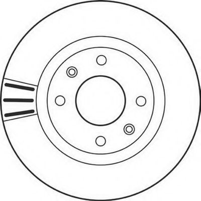 BENDIX - 562128B - Тормозной диск