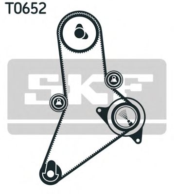 SKF - VKMA 02383 - Комплект ремня ГРМ (Ременный привод)