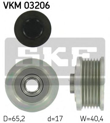 SKF - VKM 03206 - Механизм свободного хода генератора (Генератор)