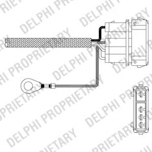 DELPHI - ES11010-12B1 - Лямбда-зонд (Приготовление смеси)