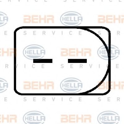 BEHR HELLA SERVICE - 8FK 351 316-831 - Компрессор, кондиционер (Кондиционер)