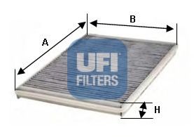 UFI - 54.117.00 - Фильтр, воздух во внутренном пространстве (Отопление / вентиляция)