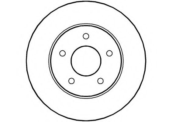 NATIONAL - NBD1229 - Тормозной диск (Тормозная система)