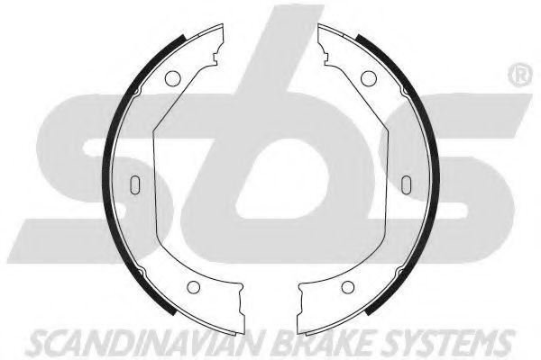 SBS - 18492715638 - Комплект тормозных колодок (Тормозная система)