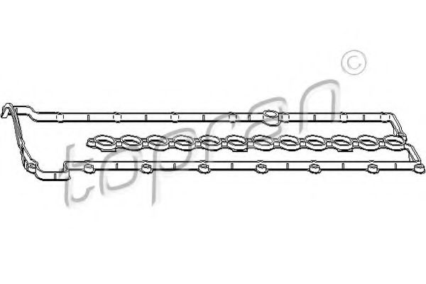 TOPRAN - 501 254 - Прокладка, крышка головки цилиндра (Головка цилиндра)