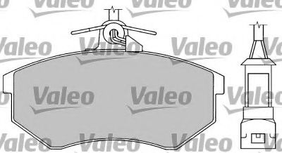 VALEO - 597143 - Комплект тормозных колодок, дисковый тормоз