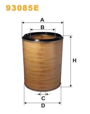 WIX FILTERS - 93085E - Воздушный фильтр (Система подачи воздуха)