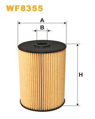 WIX FILTERS - WF8355 - Топливный фильтр (Система подачи топлива)