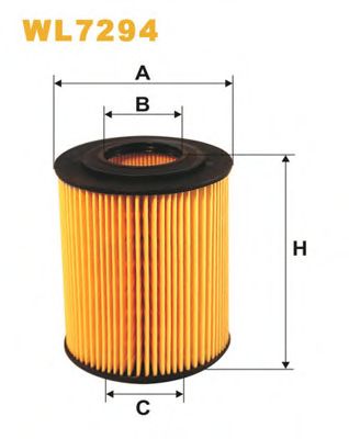 WIX FILTERS - WL7294 - Масляный фильтр (Смазывание)