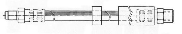 CEF - 511711 - Тормозной шланг (Тормозная система)