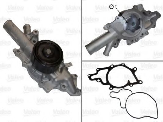 VALEO - 506676 - Водяной насос (Охлаждение)