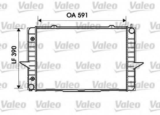 VALEO - 734856 - Радиатор, охлаждение двигателя (Охлаждение)