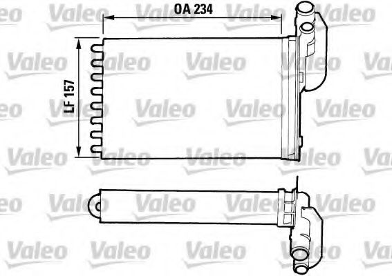 VALEO - 883980 - Теплообменник, отопление салона (Отопление / вентиляция)