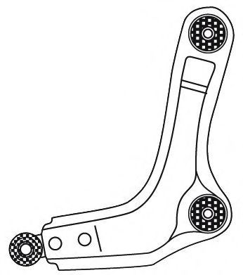 FRAP - 2500 - Рычаг независимой подвески колеса, подвеска колеса (Подвеска колеса)