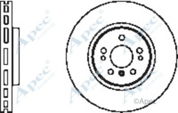 APEC BRAKING - DSK2366 - Тормозной диск (Тормозная система)