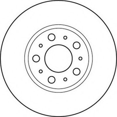 JURID - 562244JC - Тормозной диск (Тормозная система)
