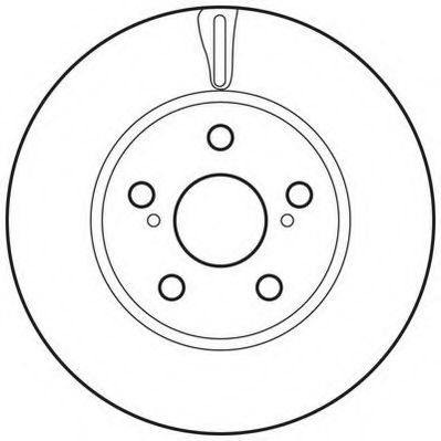 JURID - 562797JC - Тормозной диск (Тормозная система)