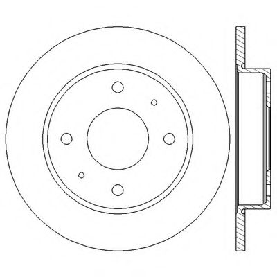 BENDIX - 562574BC - Тормозной диск