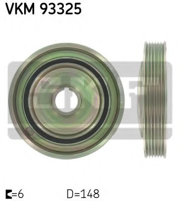 SKF - VKM 93325 - Ременный шкив, коленчатый вал (Ременный привод)