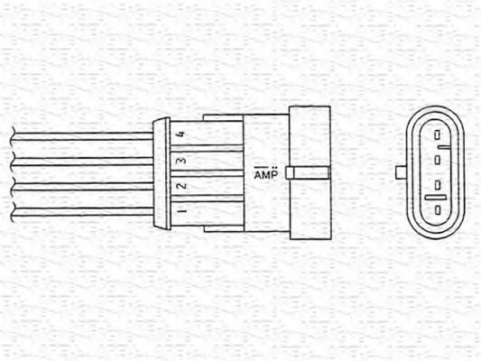 MAGNETI MARELLI - 460000296010 - Лямбда-зонд (Приготовление смеси)