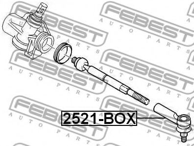 FEBEST - 2521-BOX - Наконечник поперечной рулевой тяги (Рулевое управление)